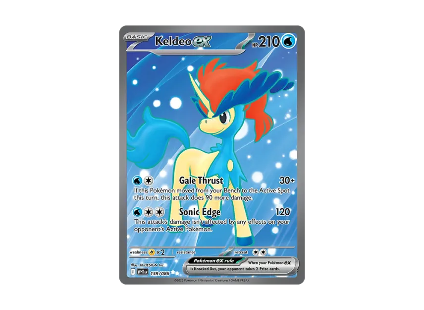 Keldeo ex UR [WHT 159/170] [EN] (Scarlet & Violet "White Flare")