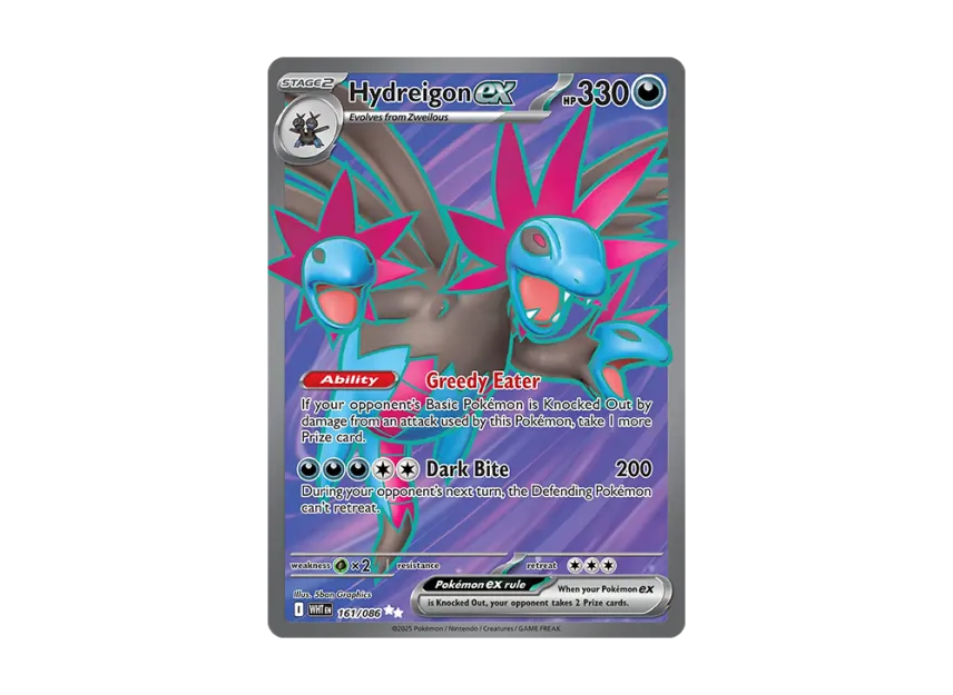 Hydreigon ex UR [WHT 161/170] [EN] (Scarlet & Violet "White Flare")