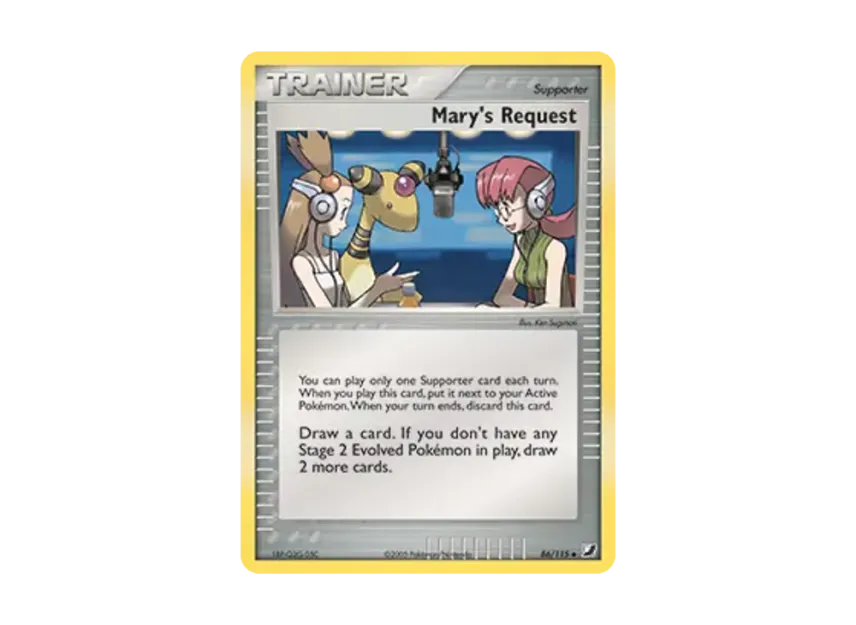 Mary's Request U [115-UNSEEN-FORCES 86/115] [EN] (EX Ruby & Sapphire "Unseen Forces")