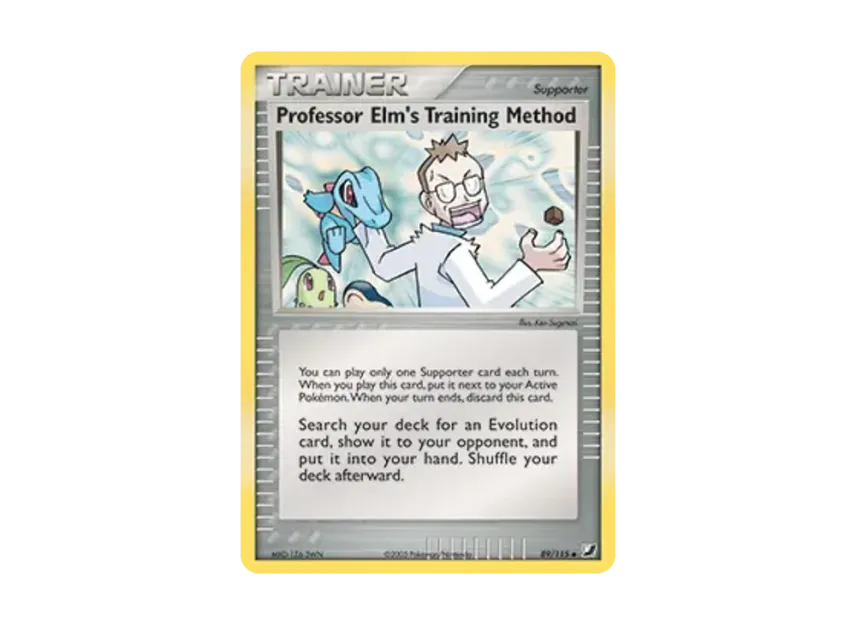 Professor Elm's Training Method U [115-UNSEEN-FORCES 89/115] [EN] (EX Ruby & Sapphire "Unseen Forces")