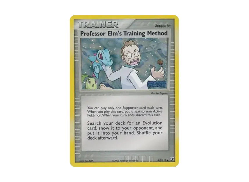 Professor Elm's Training Method U : Reverse Holo [115-UNSEEN-FORCES 89/115] [EN] (EX Ruby & Sapphire "Unseen Forces")