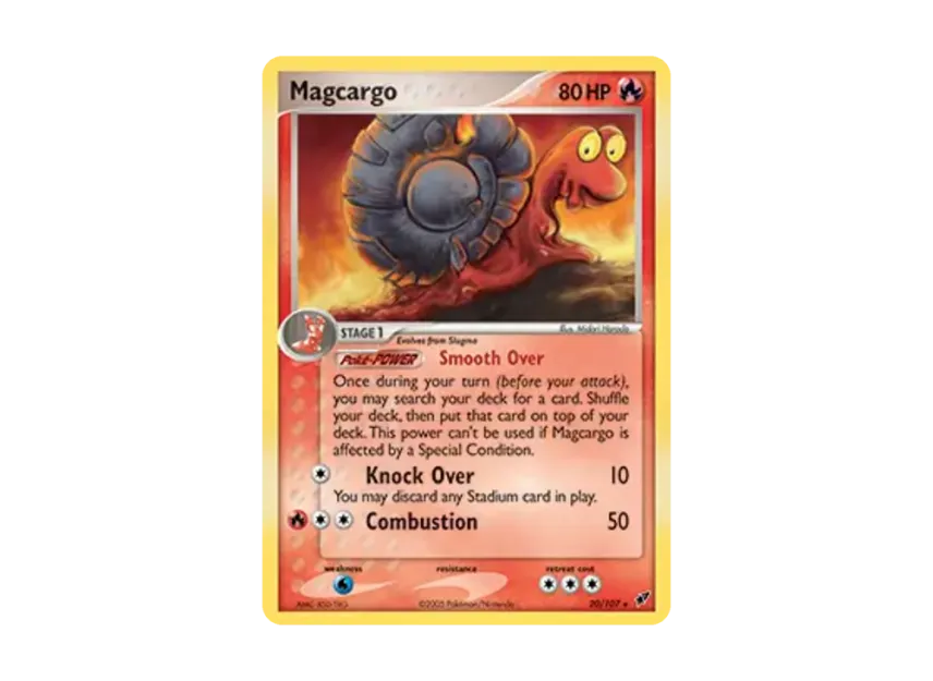 Magcargo R [107-EX-DEOXYS 20/107] [EN] (EX Ruby & Sapphire "EX Deoxys")