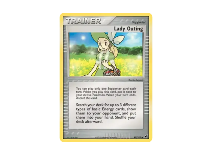 Lady Outing U [107-EX-DEOXYS 87/107] [EN] (EX Ruby & Sapphire "EX Deoxys")