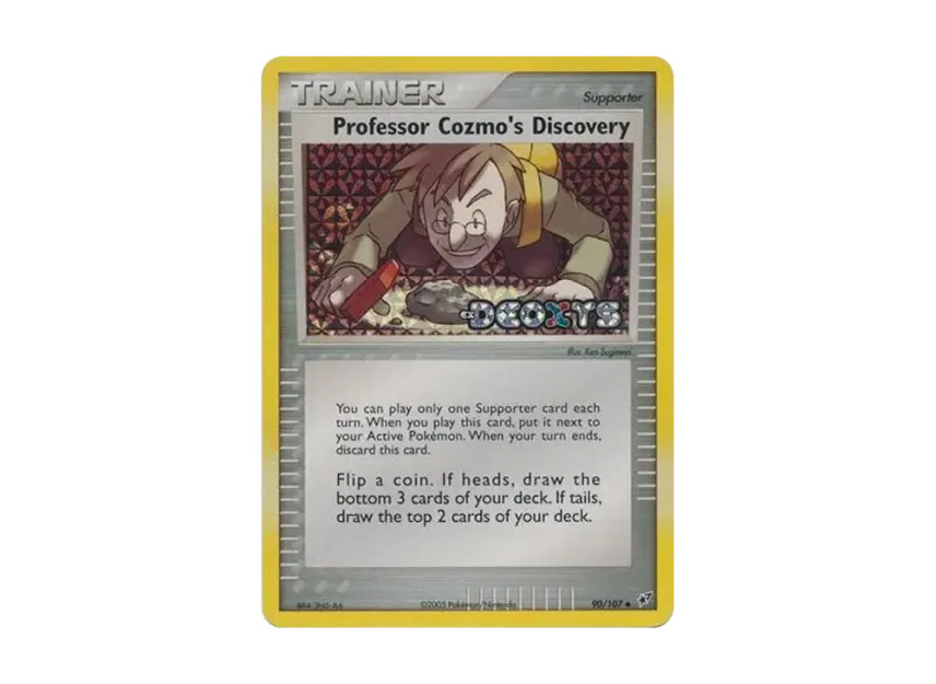 Professor Cozmo's Discovery U : Reverse Holo [107-EX-DEOXYS 90/107] [EN] (EX Ruby & Sapphire "EX Deoxys")