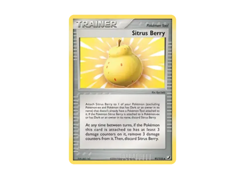 Sitrus Berry U [115-UNSEEN-FORCES 91/115] [EN] (EX Ruby & Sapphire "Unseen Forces")