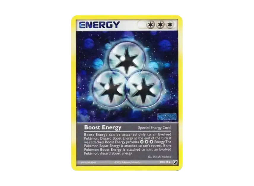 Boost Energy U : Reverse Holo [115-UNSEEN-FORCES 98/115] [EN] (EX Ruby & Sapphire "Unseen Forces")