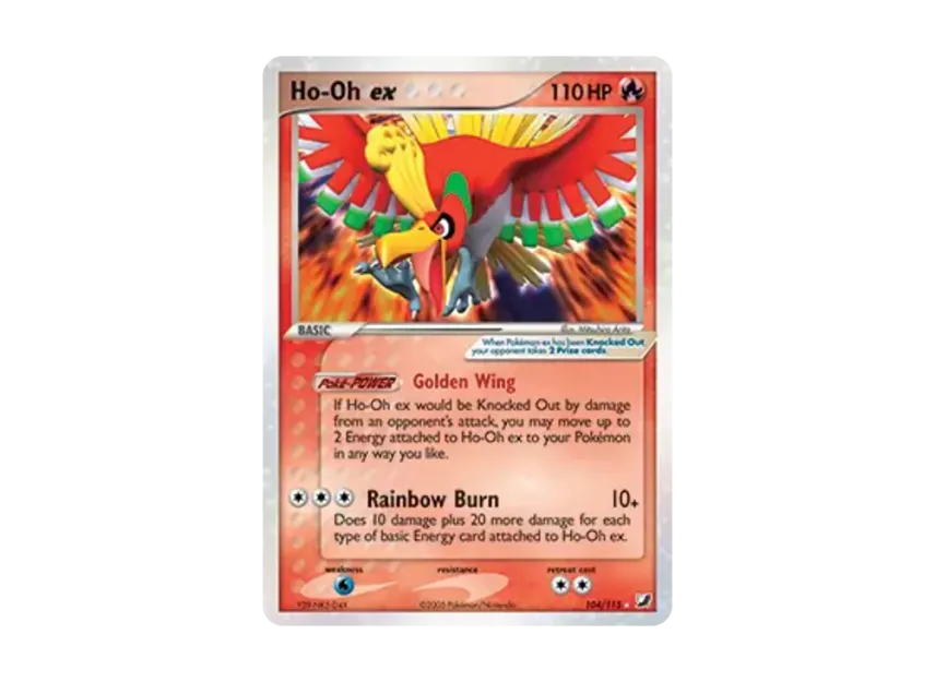 Ho-Oh ex R [115-UNSEEN-FORCES 104/115] [EN] (EX Ruby & Sapphire "Unseen Forces")