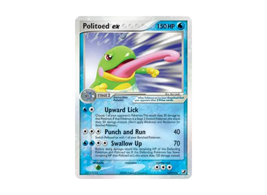 Politoed ex R [115-UNSEEN-FORCES 107/115] [EN] (EX Ruby & Sapphire "Unseen Forces")