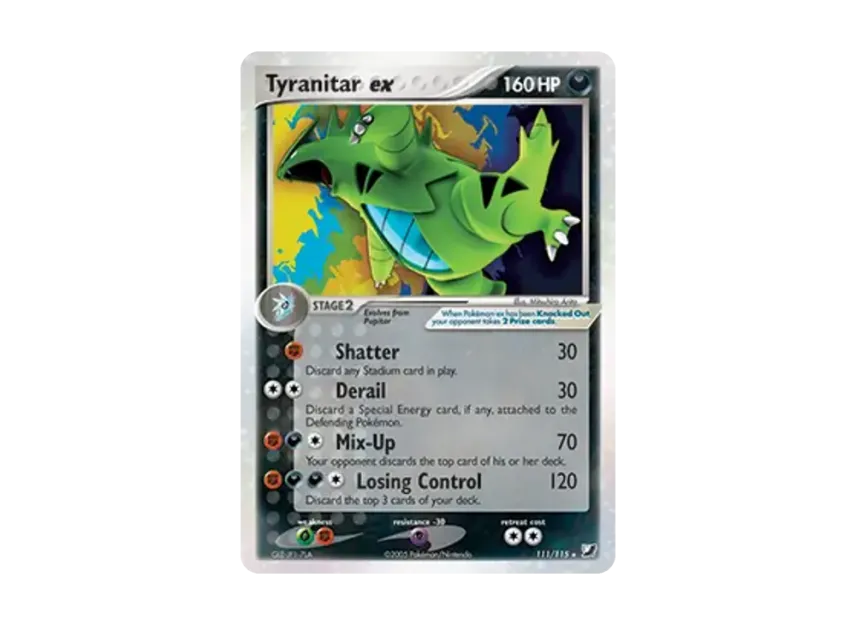 Tyranitar ex R [115-UNSEEN-FORCES 111/115] [EN] (EX Ruby & Sapphire "Unseen Forces")