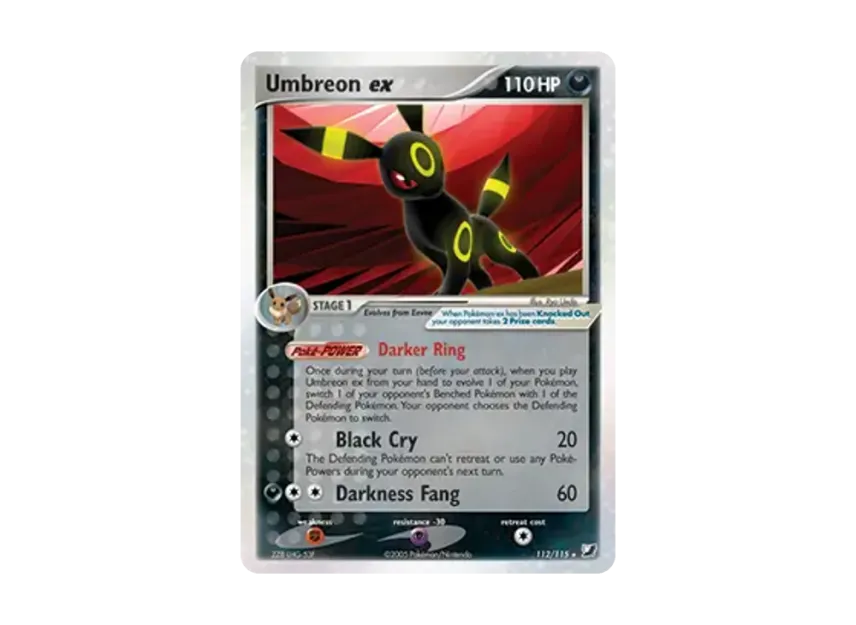 Umbreon ex R [115-UNSEEN-FORCES 112/115] [EN] (EX Ruby & Sapphire "Unseen Forces")