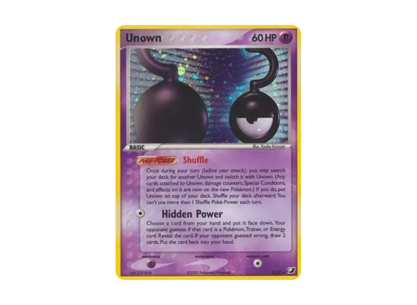 Unown (?) R [?/28] [EN] (EX Ruby & Sapphire "Unseen Forces")