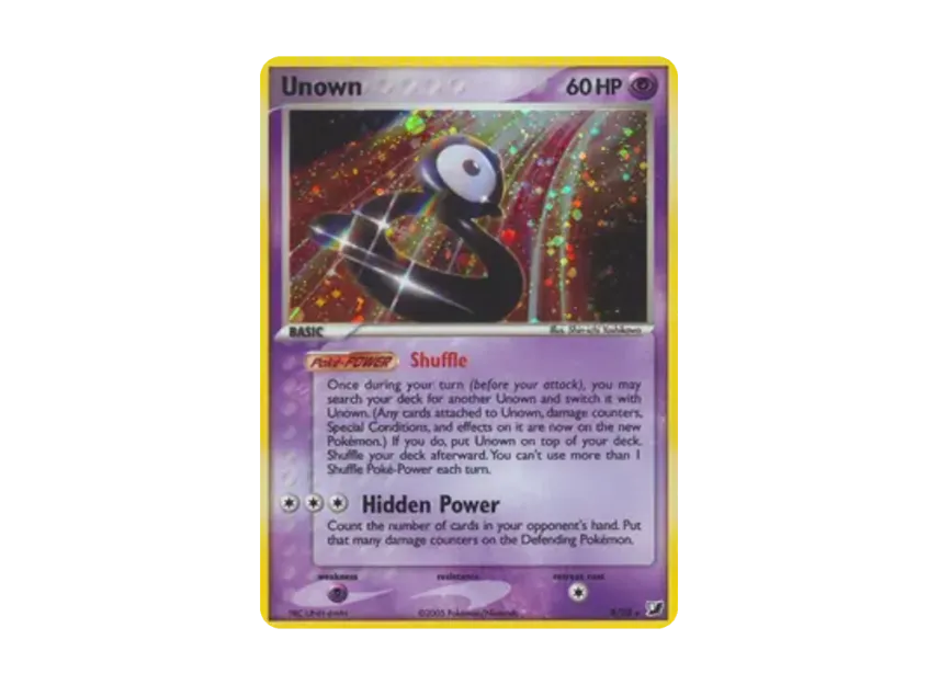 Unown (B) R [B/28] [EN] (EX Ruby & Sapphire "Unseen Forces")