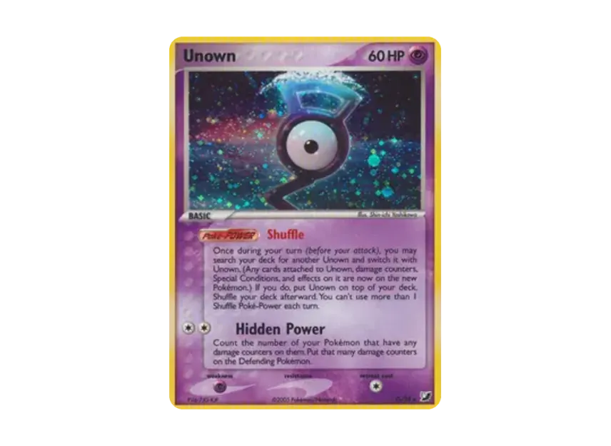Unown (G) R [G/28] [EN] (EX Ruby & Sapphire "Unseen Forces")