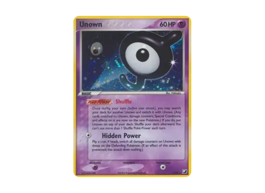 Unown (J) R [J/28] [EN] (EX Ruby & Sapphire "Unseen Forces")
