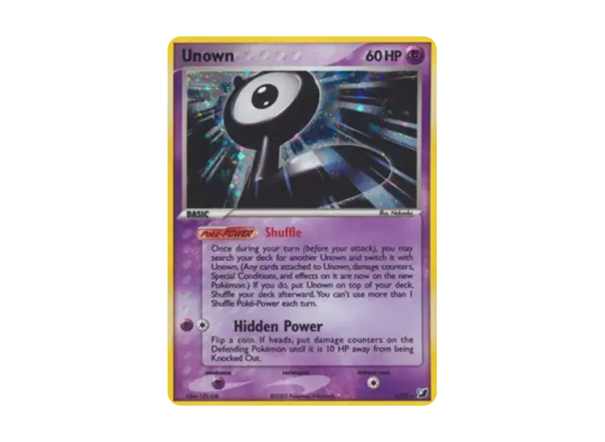Unown (L) R [L/28] [EN] (EX Ruby & Sapphire "Unseen Forces")