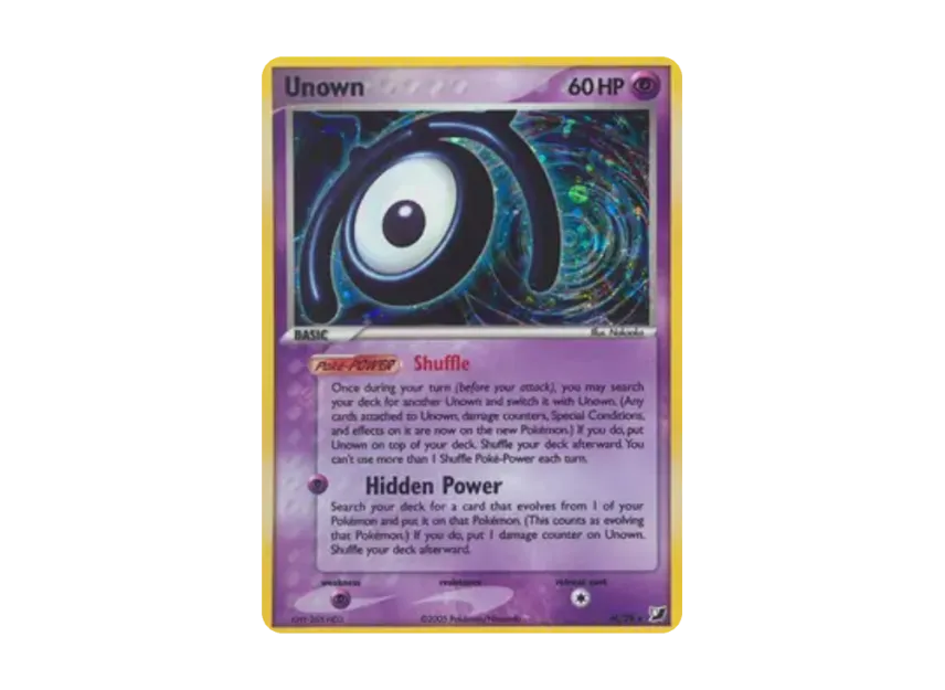 Unown (M) R [M/28] [EN] (EX Ruby & Sapphire "Unseen Forces")