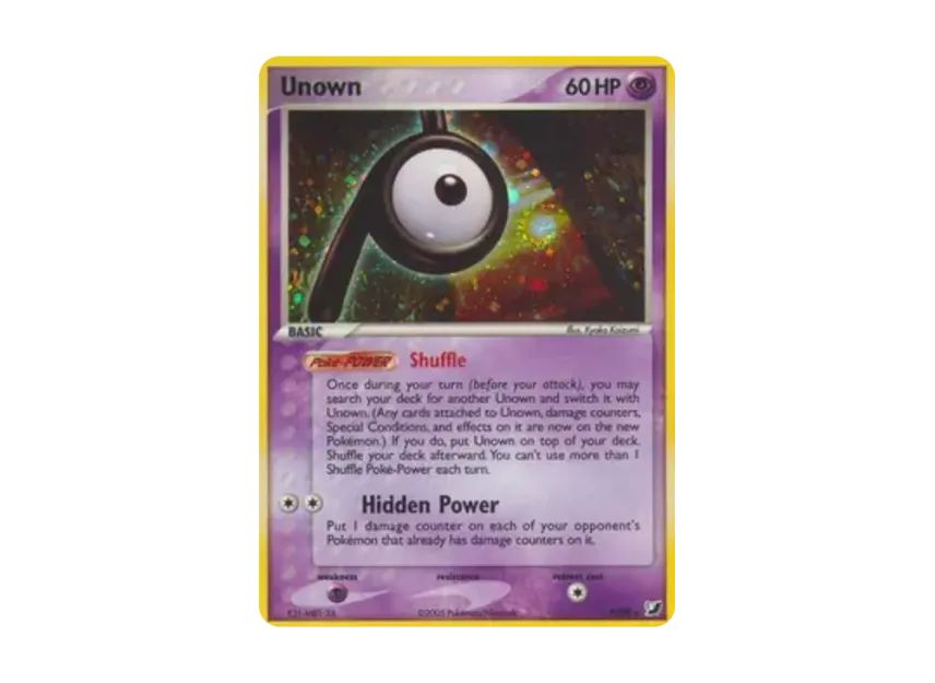 Unown (P) R [P/28] [EN] (EX Ruby & Sapphire "Unseen Forces")