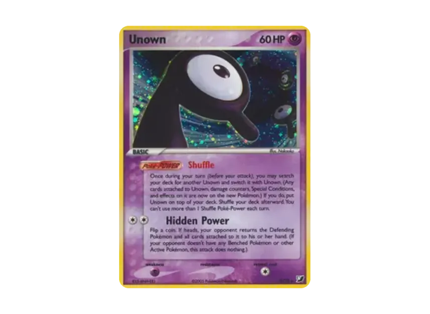 Unown (R) R [R/28] [EN] (EX Ruby & Sapphire "Unseen Forces")