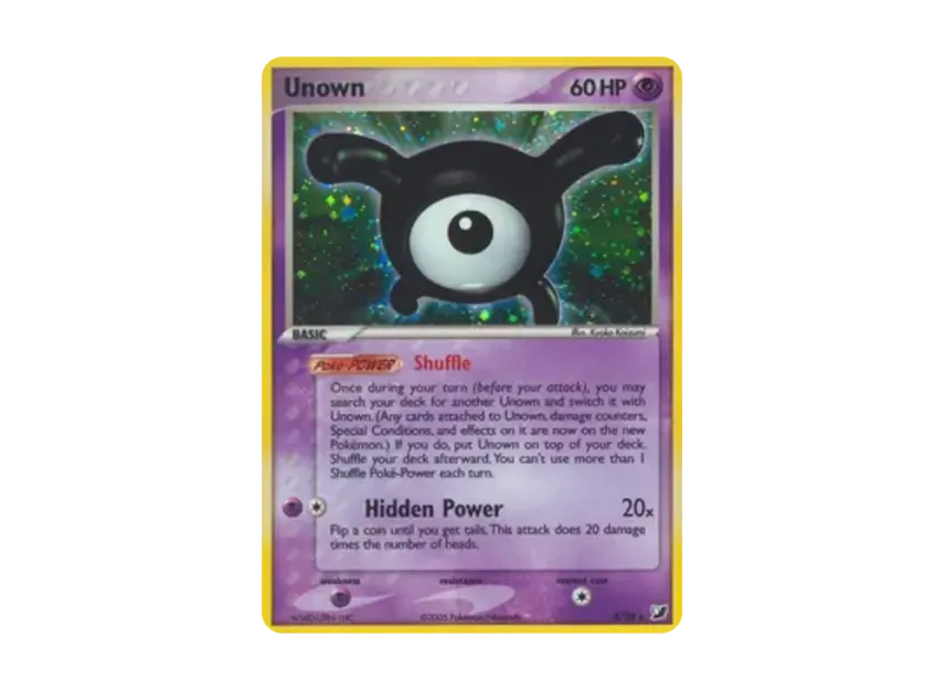Unown (X) R [X/28] [EN] (EX Ruby & Sapphire "Unseen Forces")