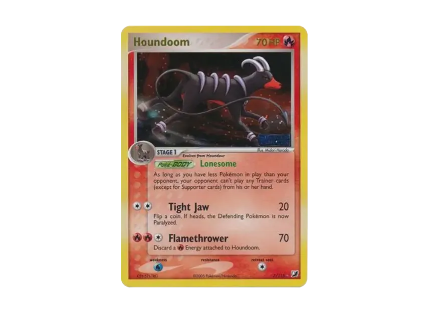 Houndoom R : Reverse Holo [115-UNSEEN-FORCES 7/115] [EN] (EX Ruby & Sapphire "Unseen Forces")