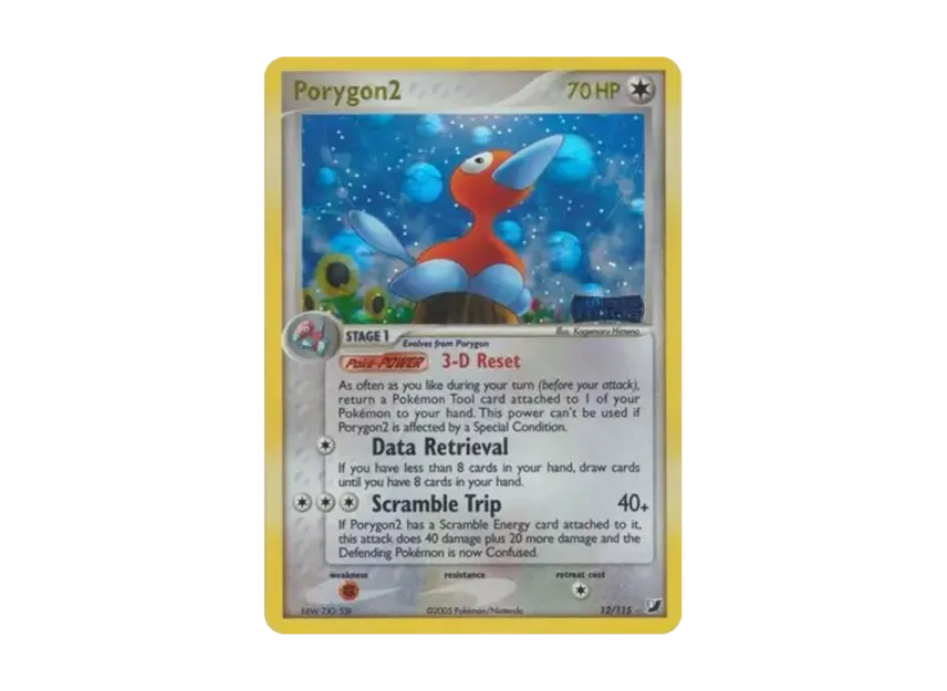 Porygon2 R : Reverse Holo [115-UNSEEN-FORCES 12/115] [EN] (EX Ruby & Sapphire "Unseen Forces")