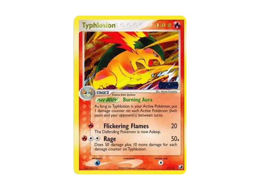 Typhlosion R : Reverse Holo [115-UNSEEN-FORCES 17/115] [EN] (EX Ruby & Sapphire "Unseen Forces")