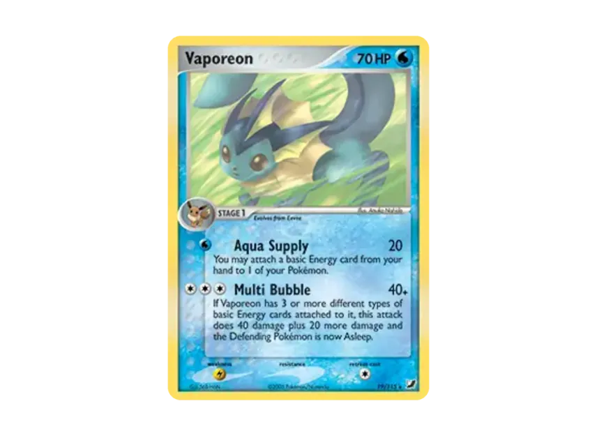 Vaporeon R [115-UNSEEN-FORCES 19/115] [EN] (EX Ruby & Sapphire "Unseen Forces")
