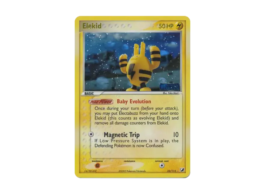 Elekid R : Reverse Holo [115-UNSEEN-FORCES 23/115] [EN] (EX Ruby & Sapphire "Unseen Forces")