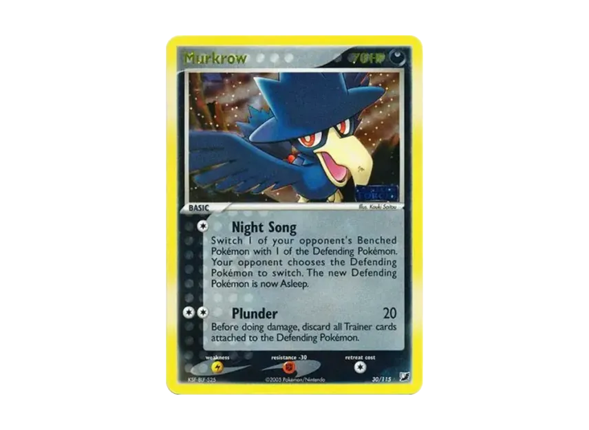 Murkrow R : Reverse Holo [115-UNSEEN-FORCES 30/115] [EN] (EX Ruby & Sapphire "Unseen Forces")