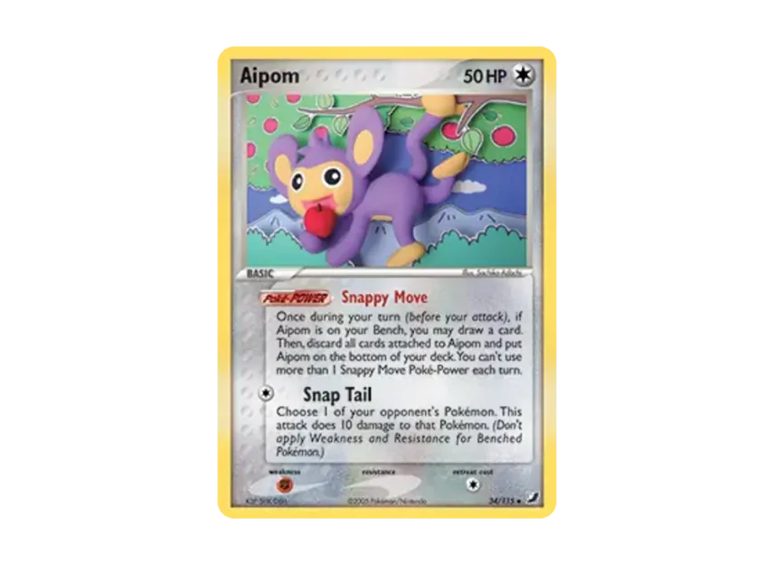 Aipom U [115-UNSEEN-FORCES 34/115] [EN] (EX Ruby & Sapphire "Unseen Forces")