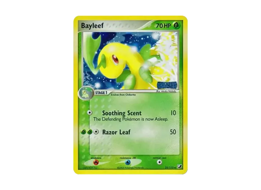 Bayleef U : Reverse Holo [115-UNSEEN-FORCES 35/115] [EN] (EX Ruby & Sapphire "Unseen Forces")