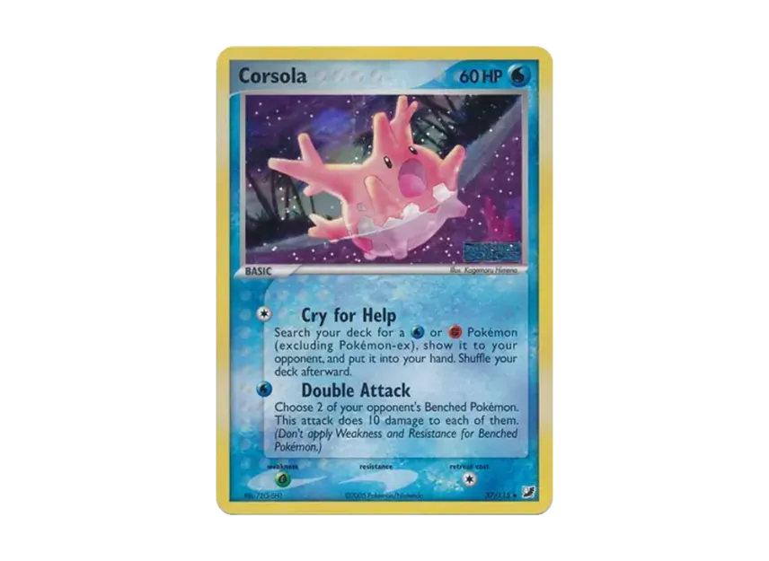 Corsola U : Reverse Holo [115-UNSEEN-FORCES 37/115] [EN] (EX Ruby & Sapphire "Unseen Forces")