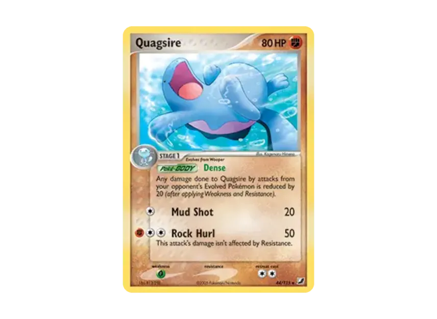 Quagsire U [115-UNSEEN-FORCES 44/115] [EN] (EX Ruby & Sapphire "Unseen Forces")