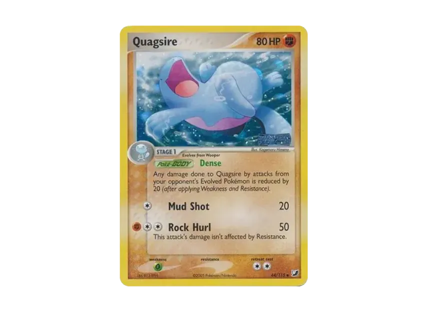 Quagsire U : Reverse Holo [115-UNSEEN-FORCES 44/115] [EN] (EX Ruby & Sapphire "Unseen Forces")