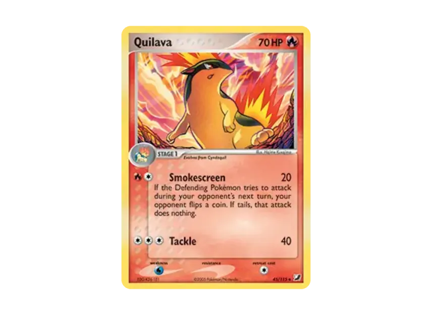 Quilava U [115-UNSEEN-FORCES 45/115] [EN] (EX Ruby & Sapphire "Unseen Forces")
