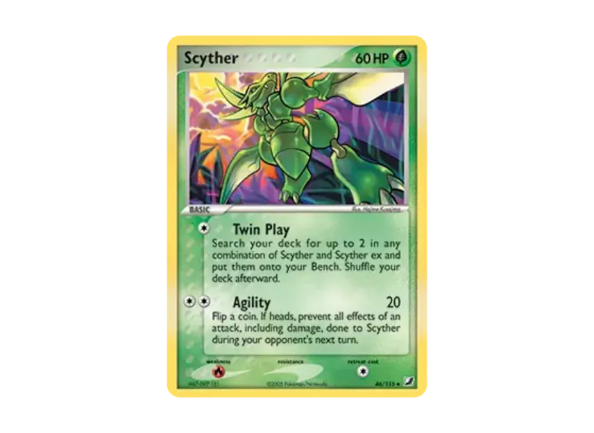 Scyther U [115-UNSEEN-FORCES 46/115] [EN] (EX Ruby & Sapphire "Unseen Forces")