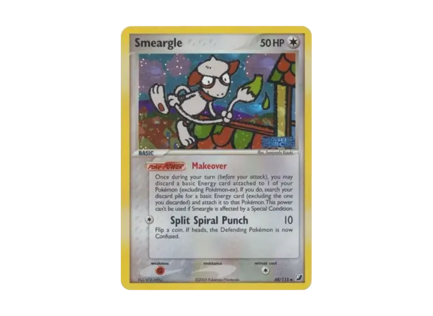 Smeargle U : Reverse Holo [115-UNSEEN-FORCES 48/115] [EN] (EX Ruby & Sapphire "Unseen Forces")