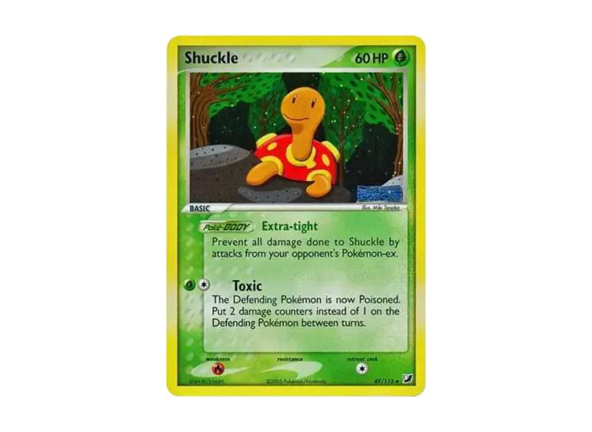 Shuckle U : Reverse Holo [115-UNSEEN-FORCES 47/115] [EN] (EX Ruby & Sapphire "Unseen Forces")