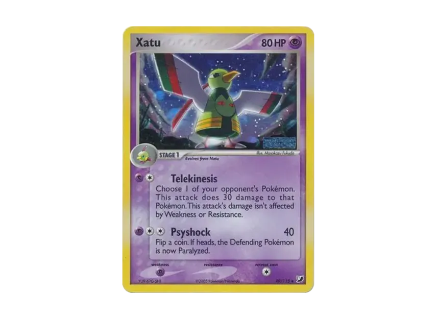 Xatu U : Reverse Holo [115-UNSEEN-FORCES 49/115] [EN] (EX Ruby & Sapphire "Unseen Forces")