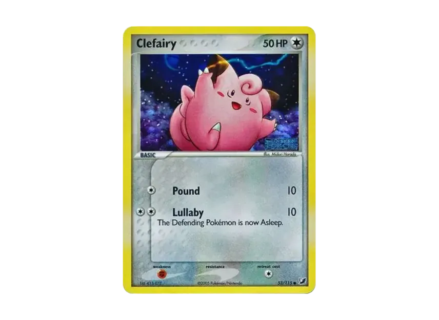 Clefairy C : Reverse Holo [115-UNSEEN-FORCES 53/115] [EN] (EX Ruby & Sapphire "Unseen Forces")