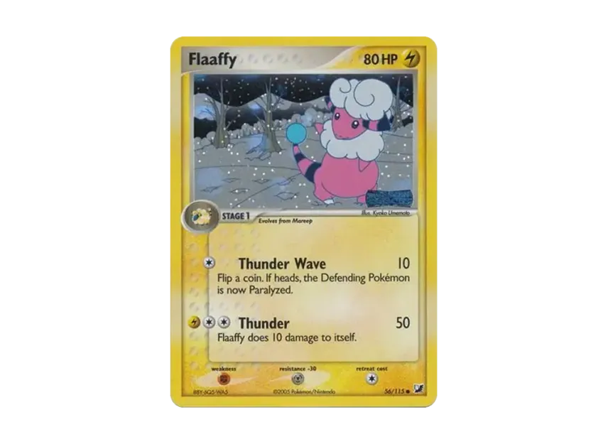 Flaaffy C : Reverse Holo [115-UNSEEN-FORCES 56/115] [EN] (EX Ruby & Sapphire "Unseen Forces")