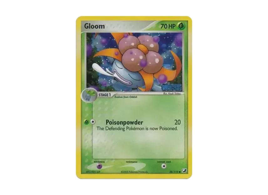 Gloom C : Reverse Holo [115-UNSEEN-FORCES 58/115] [EN] (EX Ruby & Sapphire "Unseen Forces")