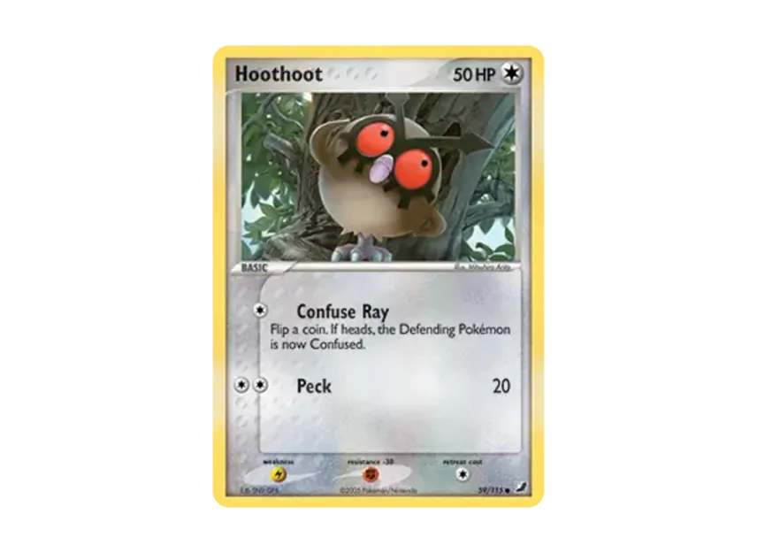 Hoothoot C [115-UNSEEN-FORCES 59/115] [EN] (EX Ruby & Sapphire "Unseen Forces")