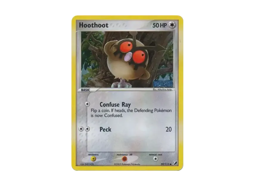 Hoothoot C : Reverse Holo [115-UNSEEN-FORCES 59/115] [EN] (EX Ruby & Sapphire "Unseen Forces")