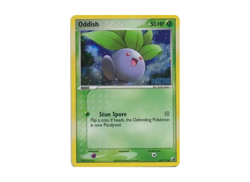 Oddish C : Reverse Holo [115-UNSEEN-FORCES 64/115] [EN] (EX Ruby & Sapphire "Unseen Forces")