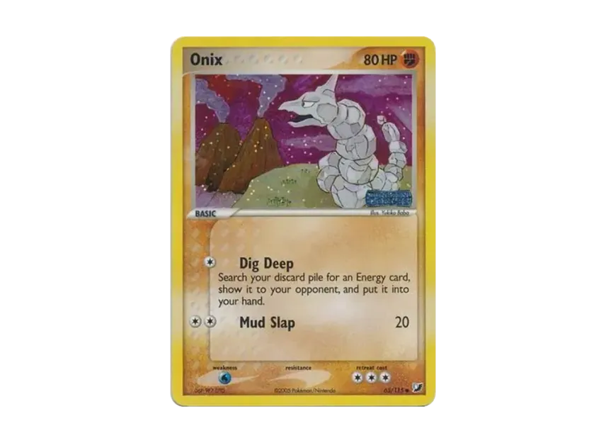 Onix C : Reverse Holo [115-UNSEEN-FORCES 65/115] [EN] (EX Ruby & Sapphire "Unseen Forces")