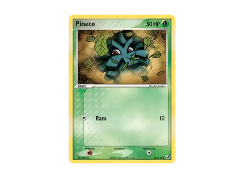 Pineco C [115-UNSEEN-FORCES 66/115] [EN] (EX Ruby & Sapphire "Unseen Forces")