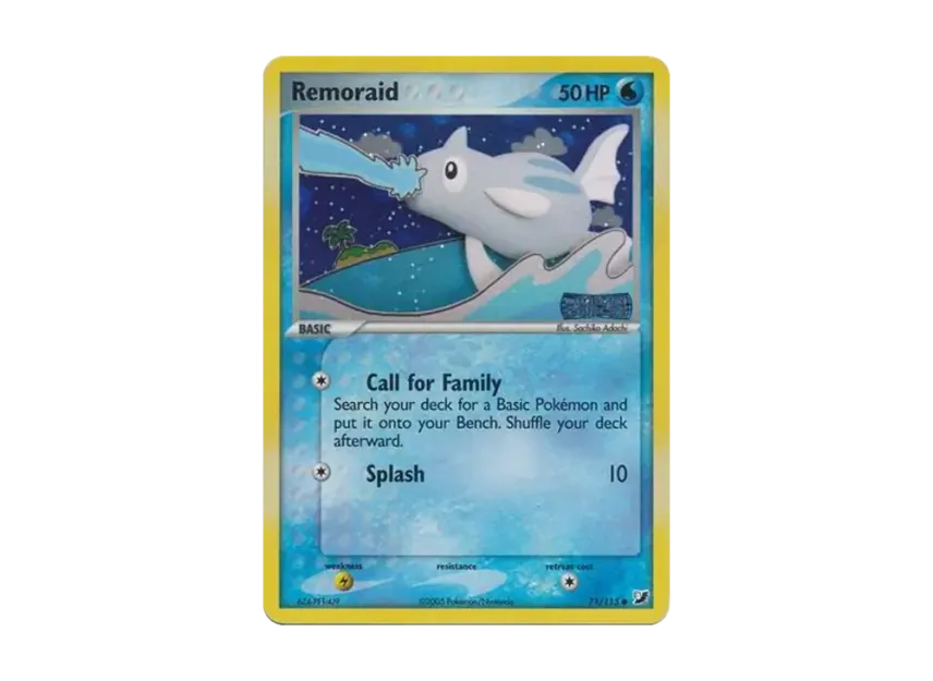 Remoraid C : Reverse Holo [115-UNSEEN-FORCES 71/115] [EN] (EX Ruby & Sapphire "Unseen Forces")