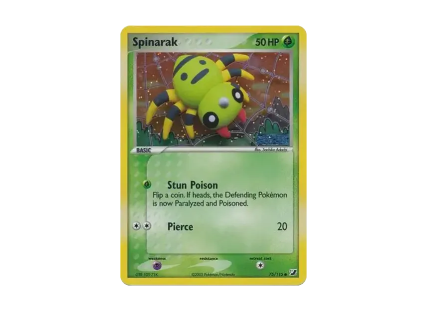 Spinarak C : Reverse Holo [115-UNSEEN-FORCES 75/115] [EN] (EX Ruby & Sapphire "Unseen Forces")