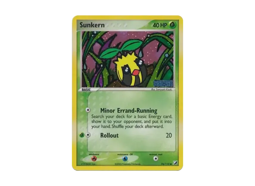 Sunkern C : Reverse Holo [115-UNSEEN-FORCES 76/115] [EN] (EX Ruby & Sapphire "Unseen Forces")